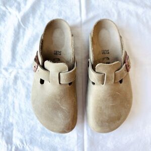 Birkenstock Boston Oiled Leather - Tobacco Brown